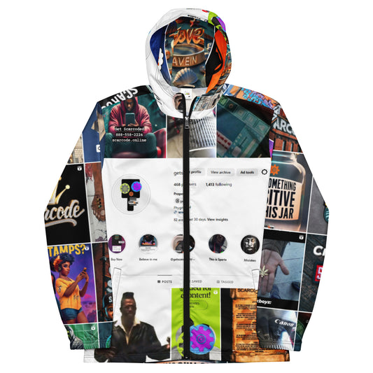 Get Scarcoded Profile Page Windbreaker Jacket - 14 SCRCDE